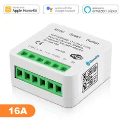 GENERICO - Relé Mini Interruptor Inteligente Simple Apple Homekit Alexa Google