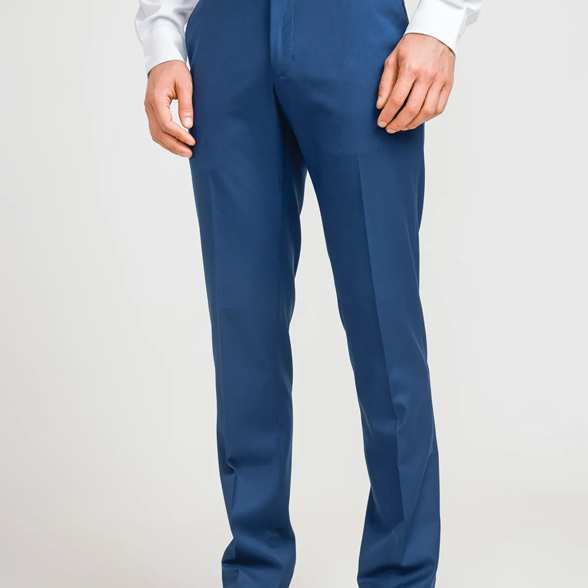 PERRY ELLIS - Pantalón Formal Hombre Azul