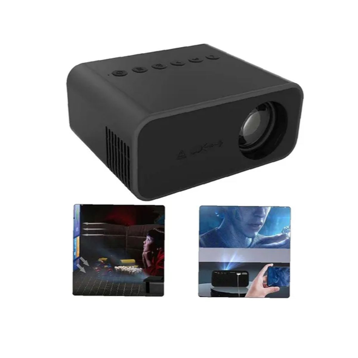 GENERICO - Proyector Led Reproductor De Vídeo Cine En Casa Mini