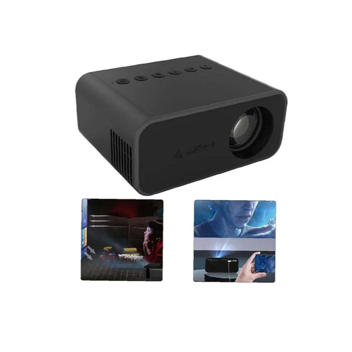 GENERICO - Proyector Led Reproductor De Vídeo Cine En Casa Mini