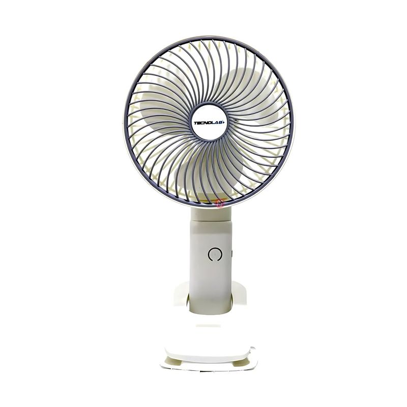 TECNOLAB - Ventilador De Escritorio Clip Recargable Multifuncional - PS