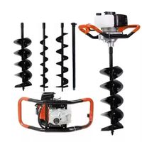 Barreno Ahoyador 63cc + 3 Brocas + Extesion - Profesional Japon