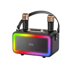 GENERICO - Parlante Estéreo Máquina Karaoke Con Micrófonos Mk-3201