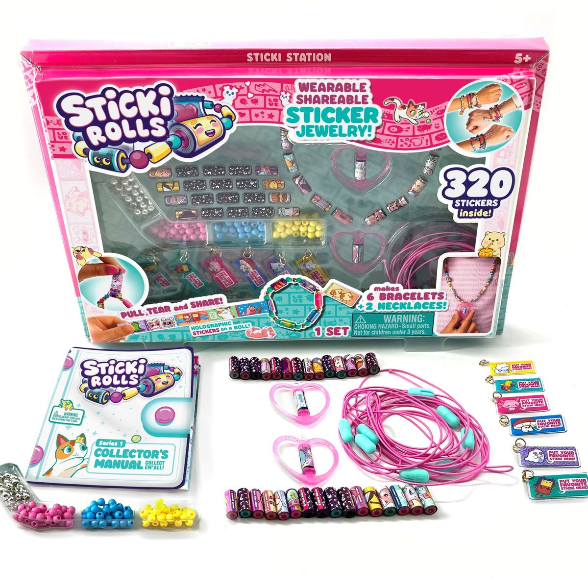 BOING TOYS - Pulseras Sticki Rolls - Kit De Joyería De Juguete