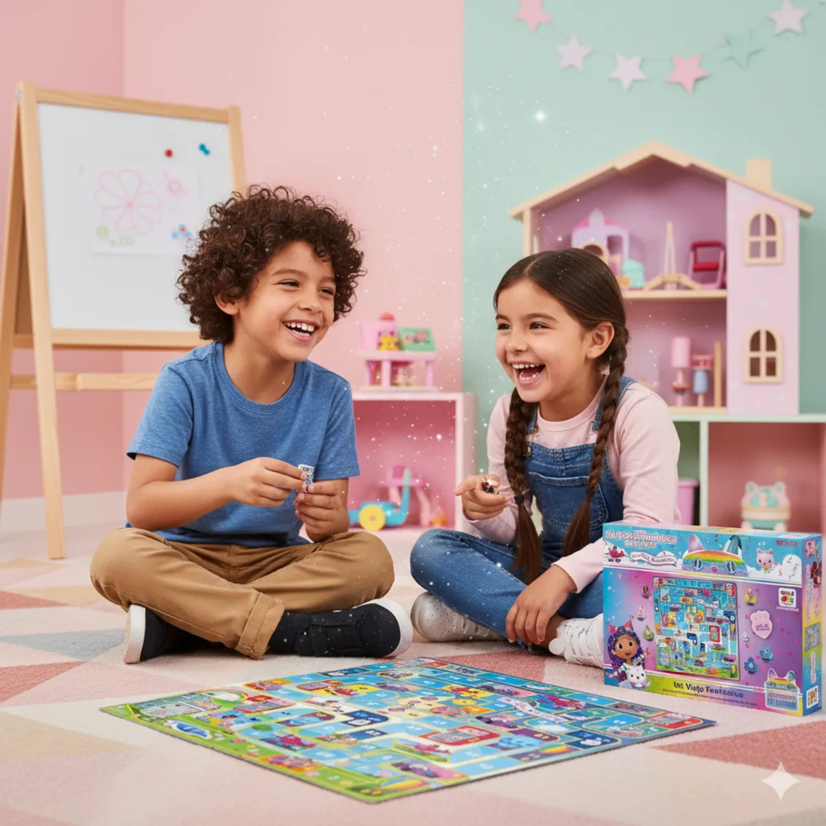 GABBYS DOLLHOUSE - Juego de Mesa Viaje Fantástico - Gabby