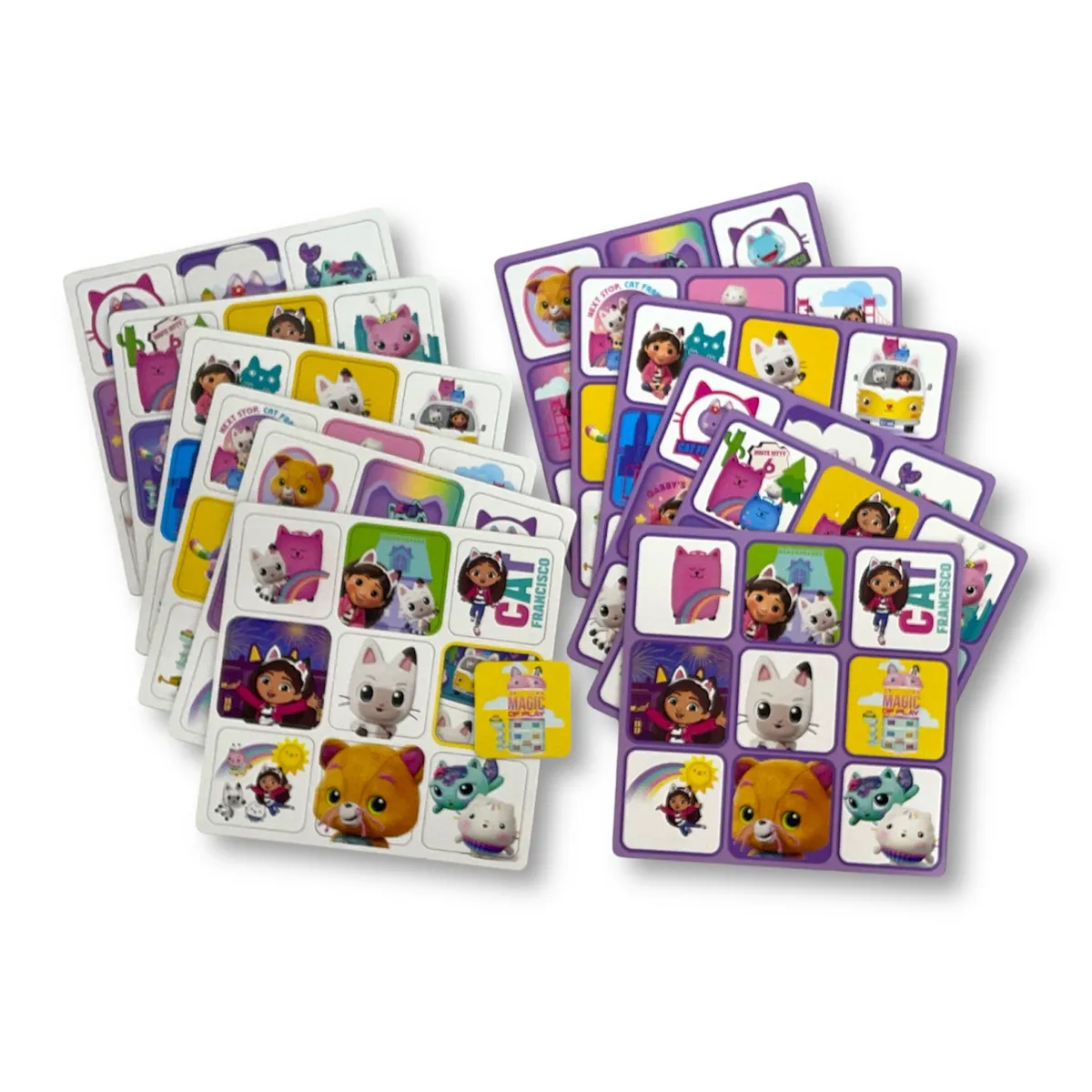 GABBYS DOLLHOUSE - Juego de Mesa Bingo - Gabby’S Doll House