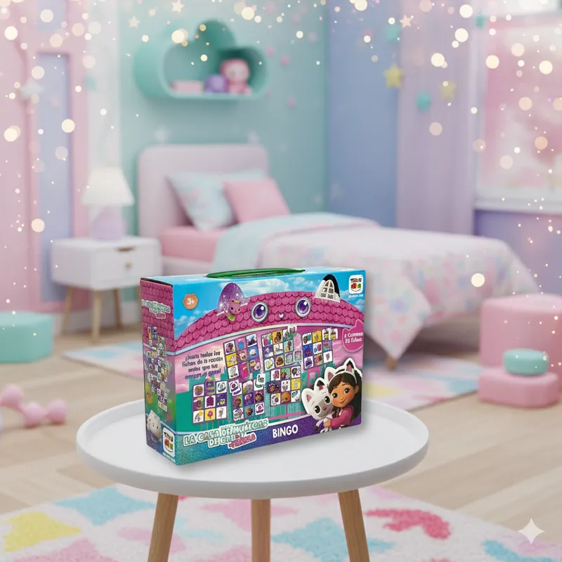 GABBYS DOLLHOUSE - Juego de Mesa Bingo - Gabby’S Doll House