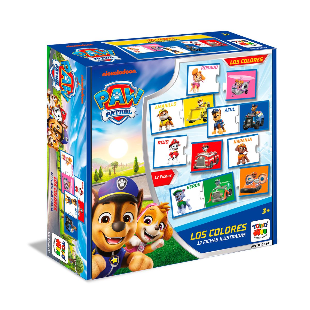 PAW PATROL - Juego de Mesa Los Colores - Paw Patrol