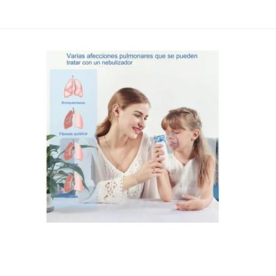 Imagen 2 del producto Nebulizador Portátil Niños Adultos Mesh Inhalador Usb