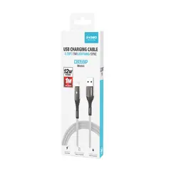KBOD - Cable Para Carga y Datos Usb Para IP Cbo59 1 Metro 12W Blanco