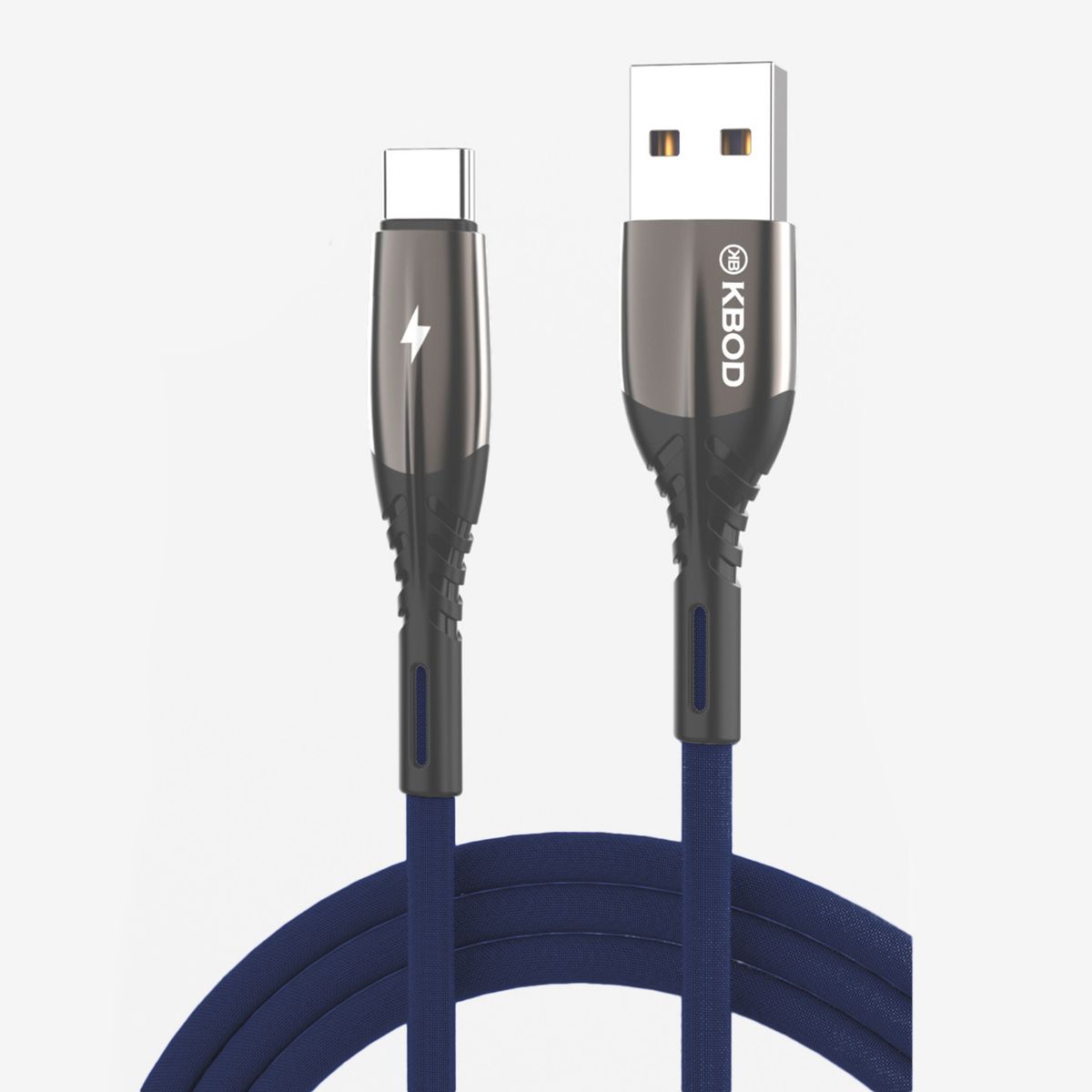 KBOD - Cable Para Carga y Datos Usb Tipo C Kbod Cbo59 1 Metro 12W Azul
