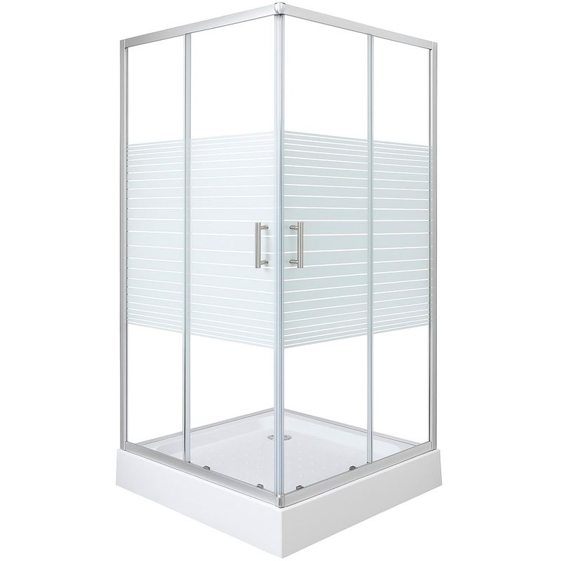 JOYTEK - Shower Recto Strava Blanco 90x90cm