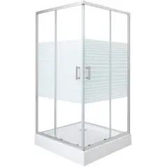 JOYTEK - Shower Recto Strava Blanco 90x90cm