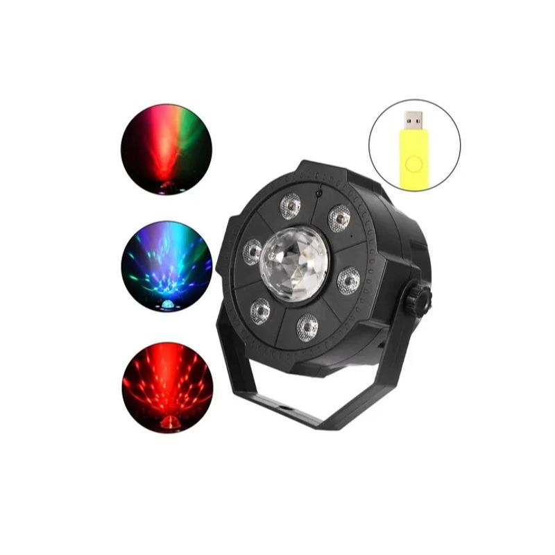 GENERICO - Luz Led Par Foco De Disco Fiesta Rgb