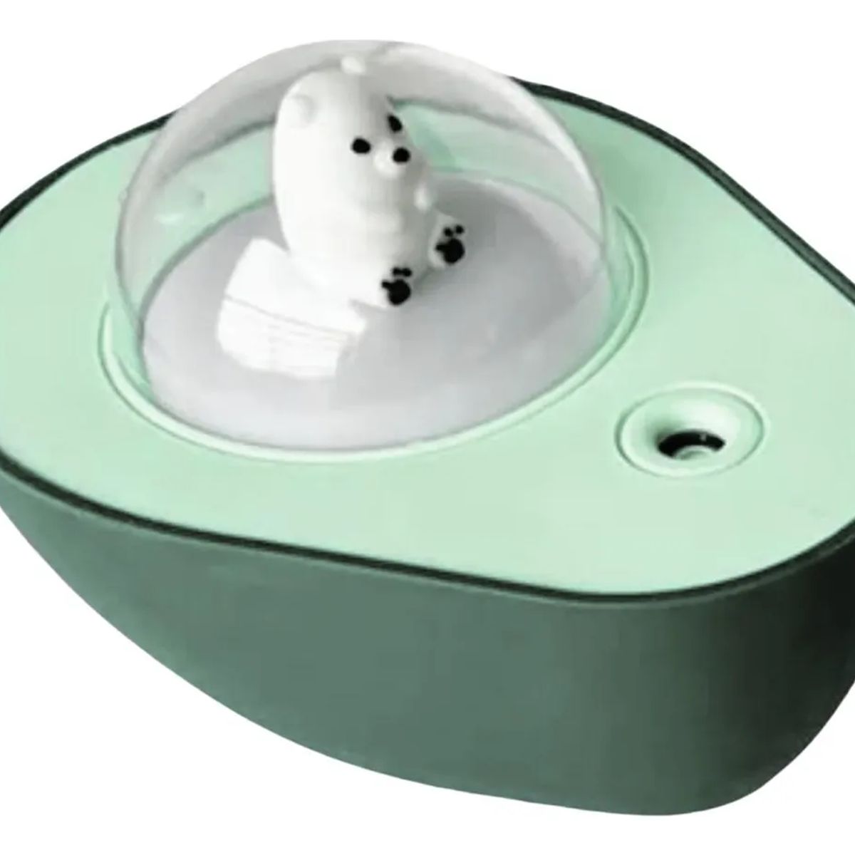 GENERICO - Humidificador Difusor Forma de Palta Luz LED Hogar
