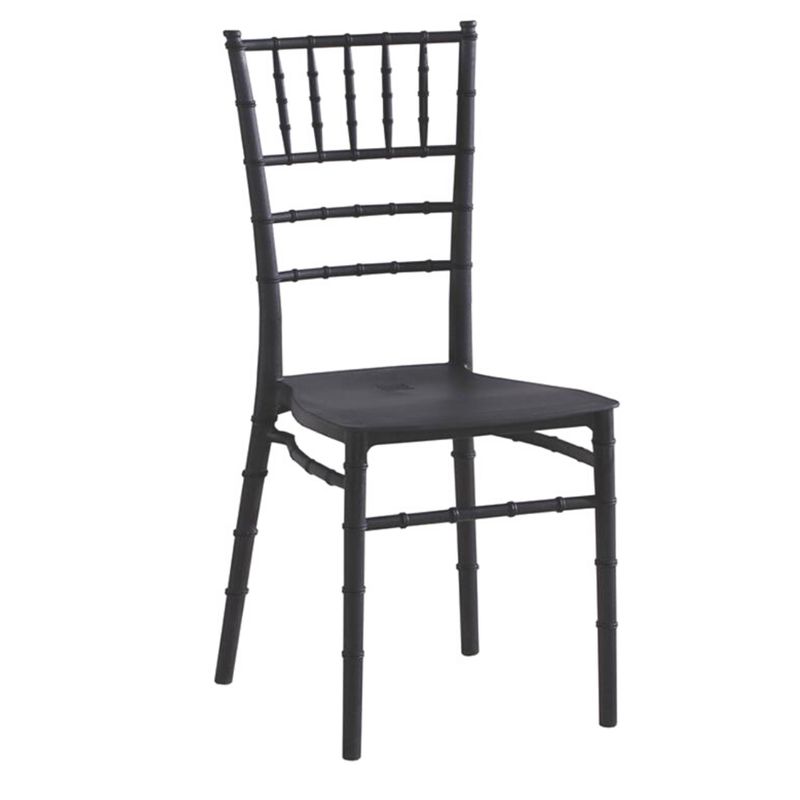 PANDALINO - Silla Chiavari - Eventos - Resistente y Elegante - Negro