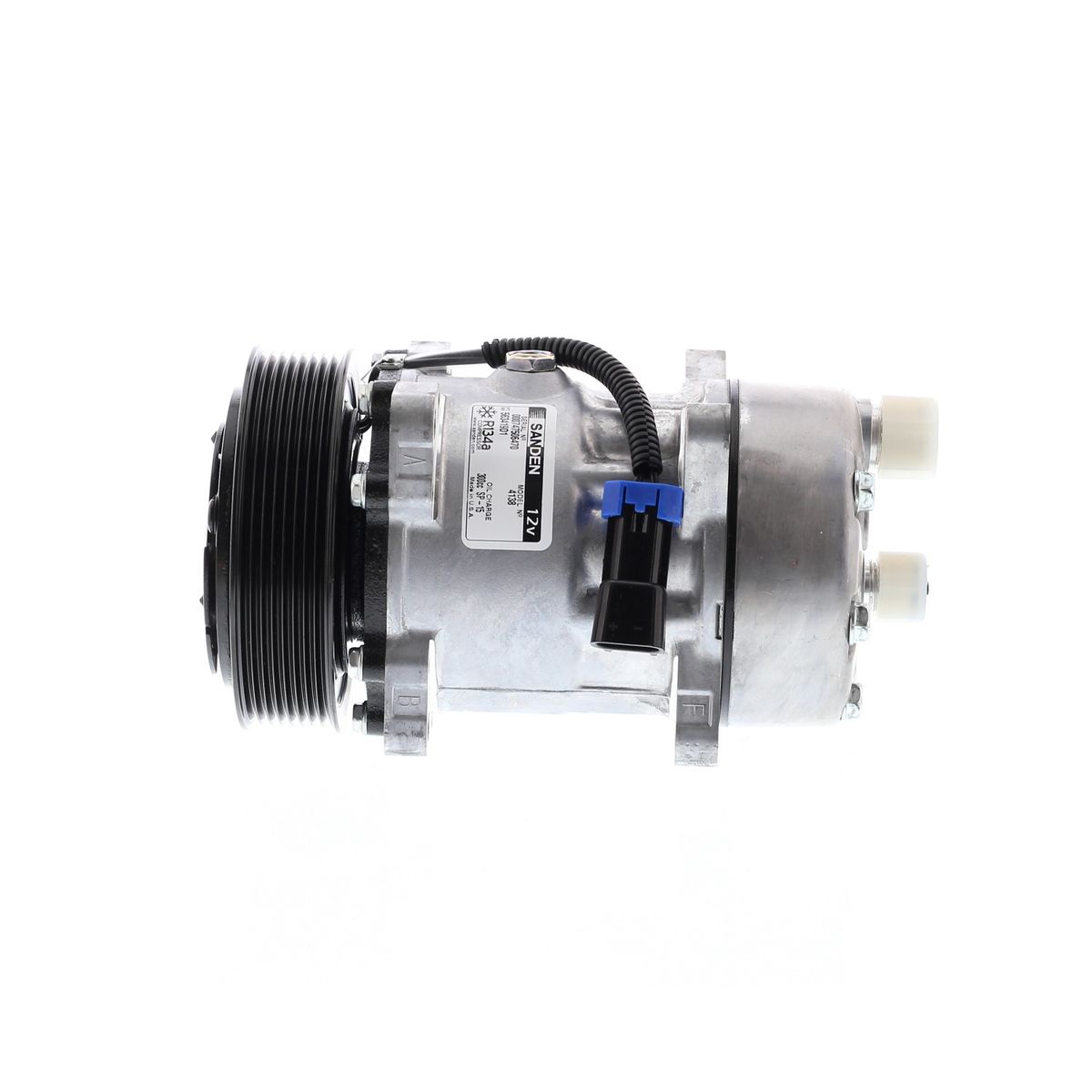 SANDEN - Compresor Ac 7H15 8PK 12V 130MM VOLVO 1410020 4700 SANDEN