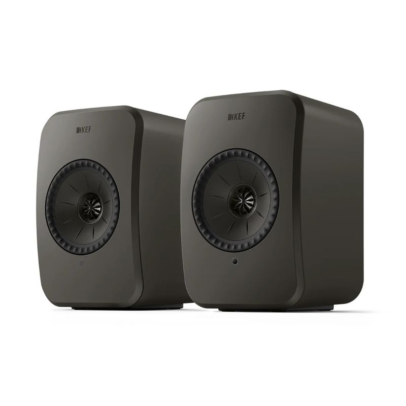 KEF - Par Parlantes Bookshelf Activos KEF (Gris) LSXIILT
