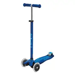 MICRO - Scooter Maxi Deluxe LED azul marino