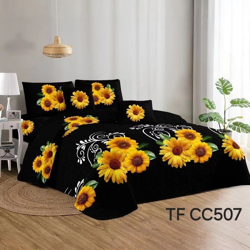 ANGELES DEL HOGAR - CUBRECAMA QUILT DE VERANO TF CON DISEÑO 2 PLAZAS