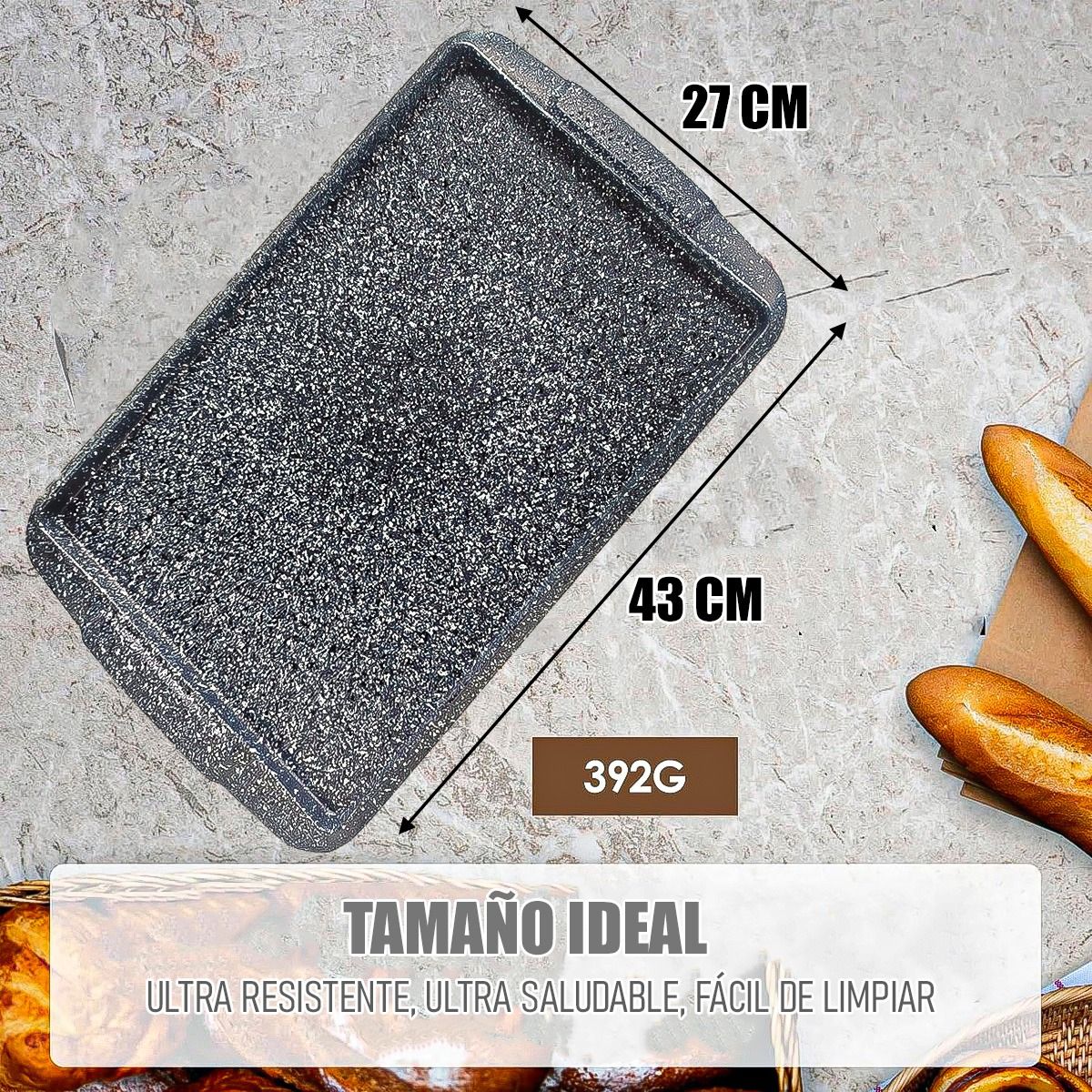 WAYU - Bandeja Horno Wayu Bandeja Rectangular Para Horno Bandejas