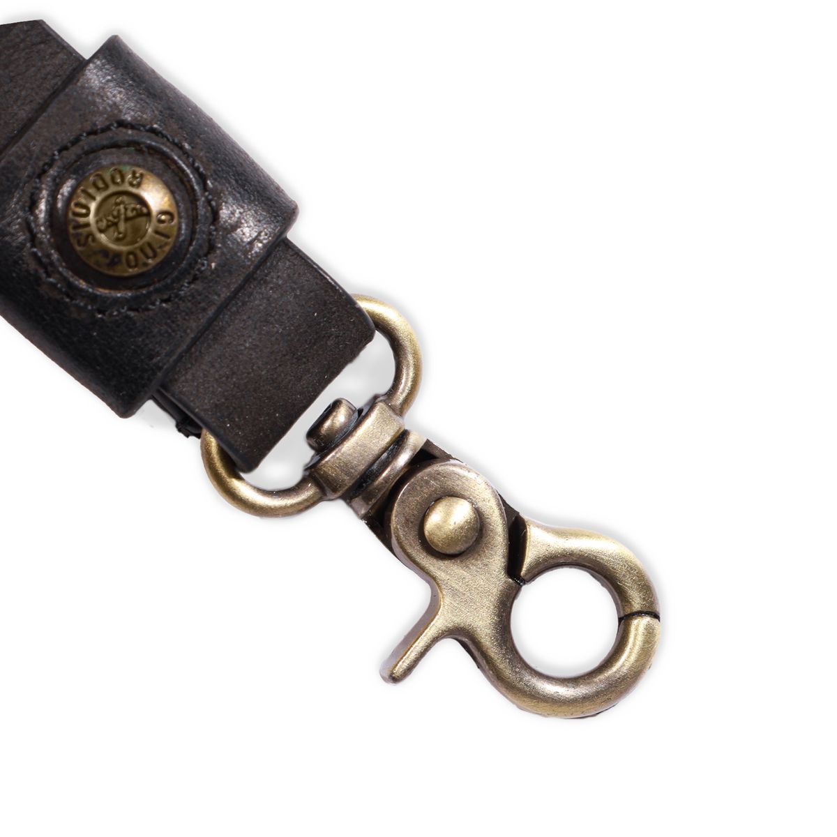 GINO RODINIS - LLAVERO CUERO HOMBRE  GINO RODINIS  LL113 NEGRO