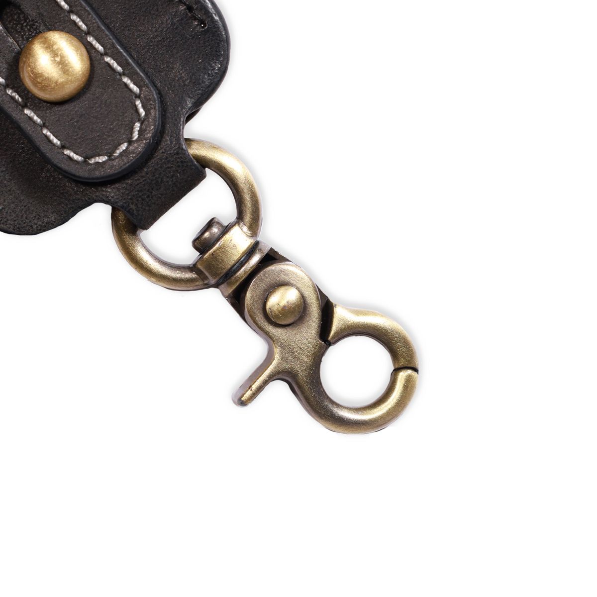 GINO RODINIS - LLAVERO CUERO HOMBRE  GINO RODINIS  LL115 NEGRO