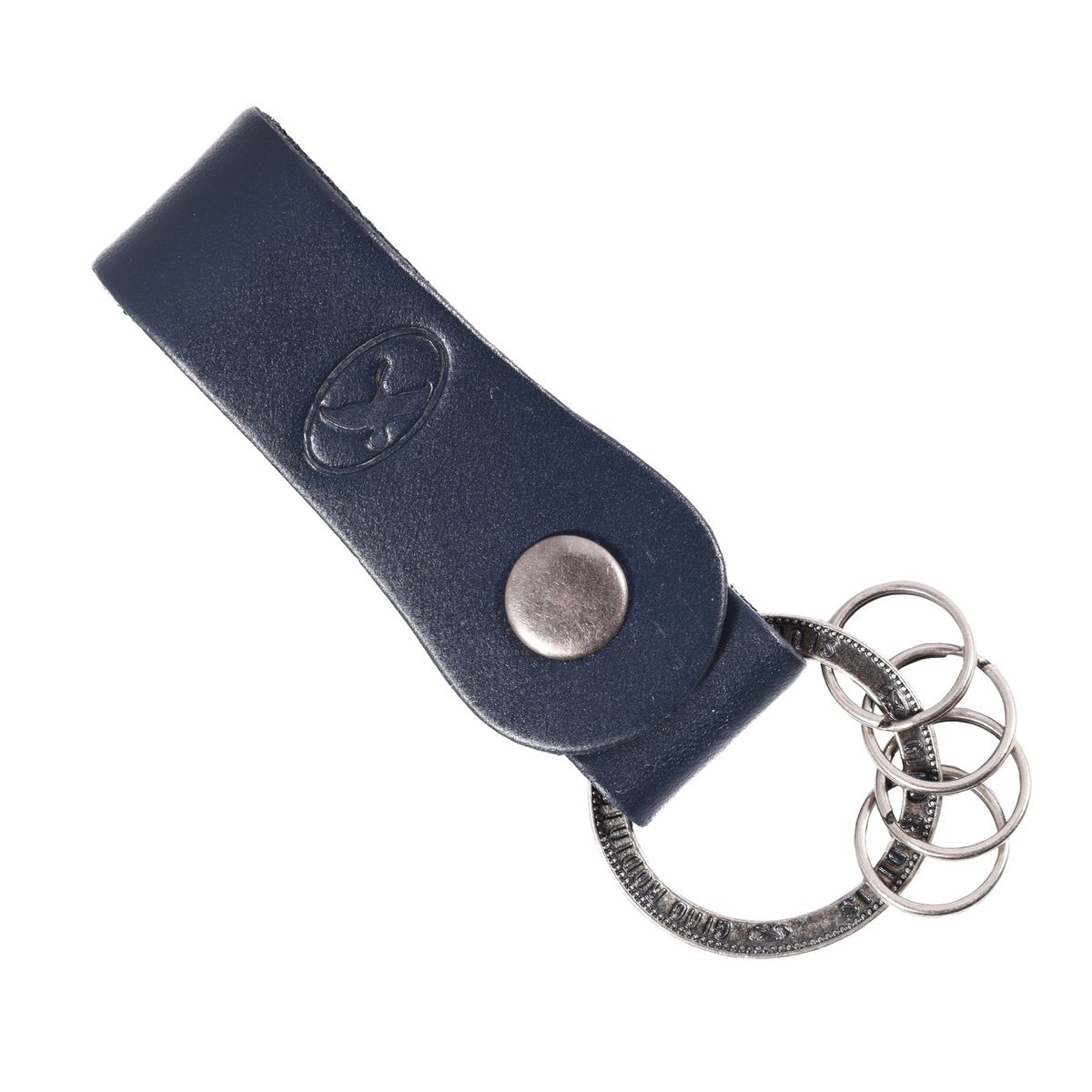 GINO RODINIS - LLAVERO CUERO HOMBRE  GINO RODINIS  LL120 AZUL