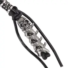 GINO RODINIS - LLAVERO CUERO HOMBRE  LL122 NEGRO