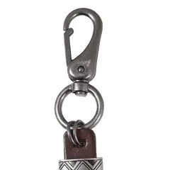 GINO RODINIS - LLAVERO CUERO HOMBRE  LL123 CAFÉ