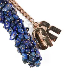 GINO RODINIS - LLAVERO Y COLGANTE DE BOLSO MUJER LL126 AZUL