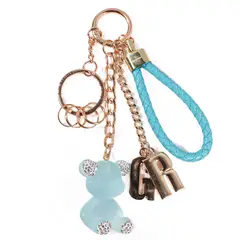 GINO RODINIS - LLAVERO Y COLGANTE DE BOLSO MUJER LL138 CELESTE