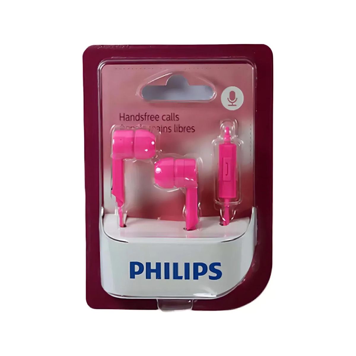 PHILIPS - Audifonos Manos Libres Jack 3.5 Rosado SHE1405 Philips