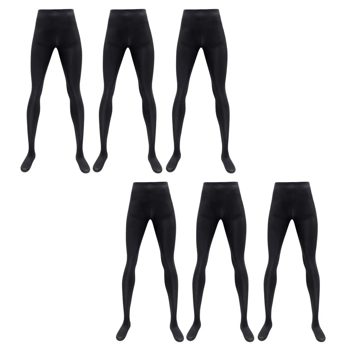 GIOVACCHINO - Pack de 6 Panty Semi Transparente Control Superior Premium Mujer