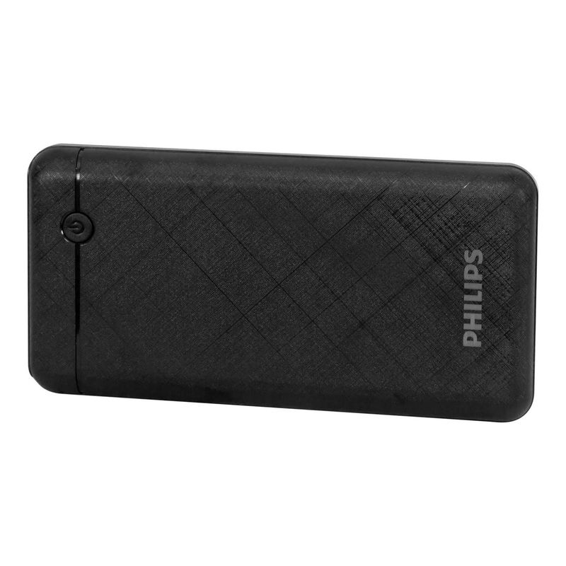 PHILIPS - PowerBank 10000mAh 2 USB Carga Rapida Negro P1710CB Philips