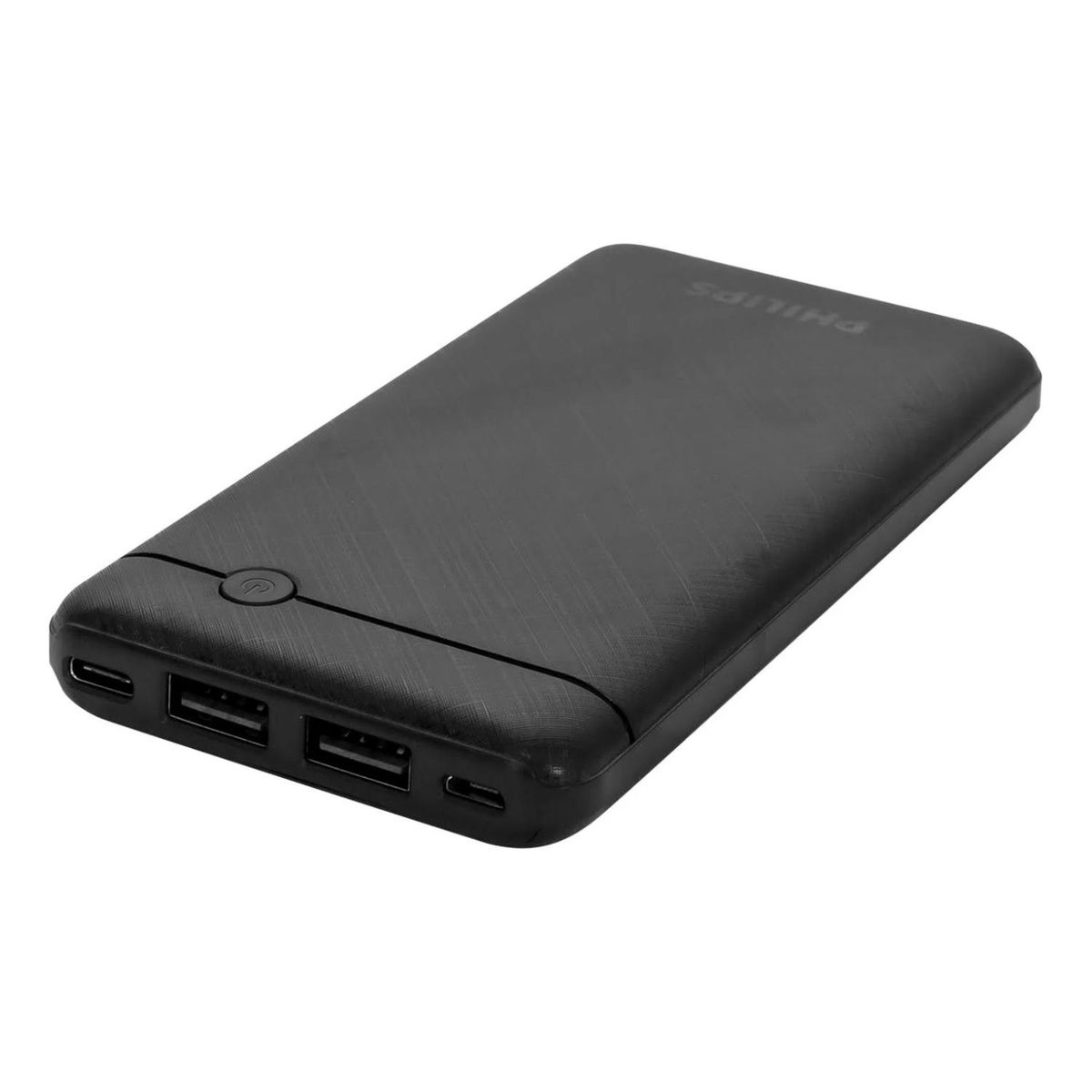 PHILIPS - PowerBank 10000mAh 2 USB Carga Rapida Negro P1710CB Philips