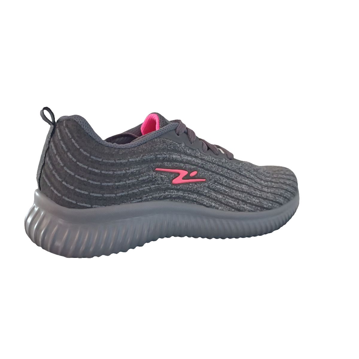 POZATINI - ZAPATILLA DEPORTIVA MUJER GRAFITO ROSA 8709