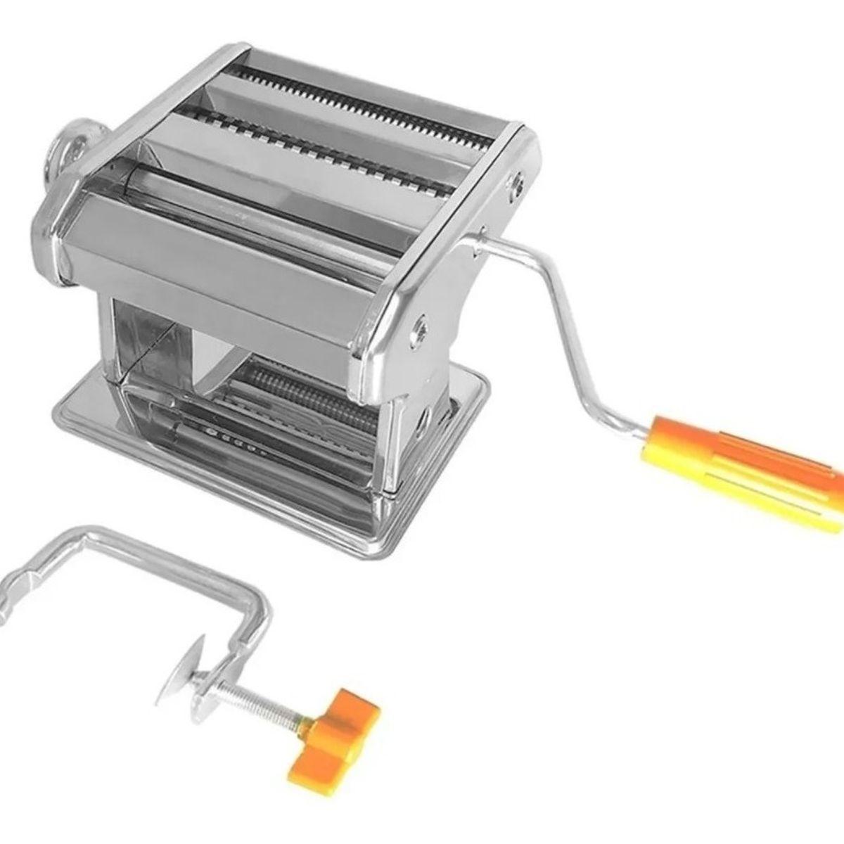 GENERICO - Maquina Manual De Pastas Acero Inoxidable Color Plateado