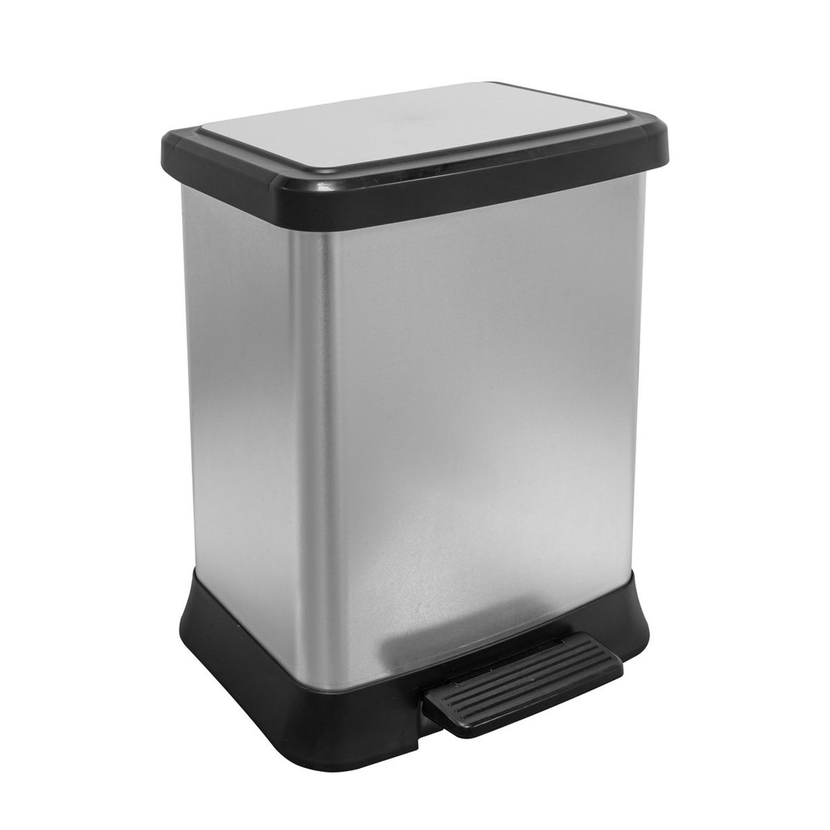 REYPLAST - Basurero De Pedal Con Porta Bolsa 40 Litros Modelo Lexuss Marca Rey Plast