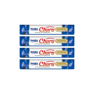 Imagen 2 del producto Churu Cat Atún y Vacuno 14g x4 - Pack 6 Unidades
