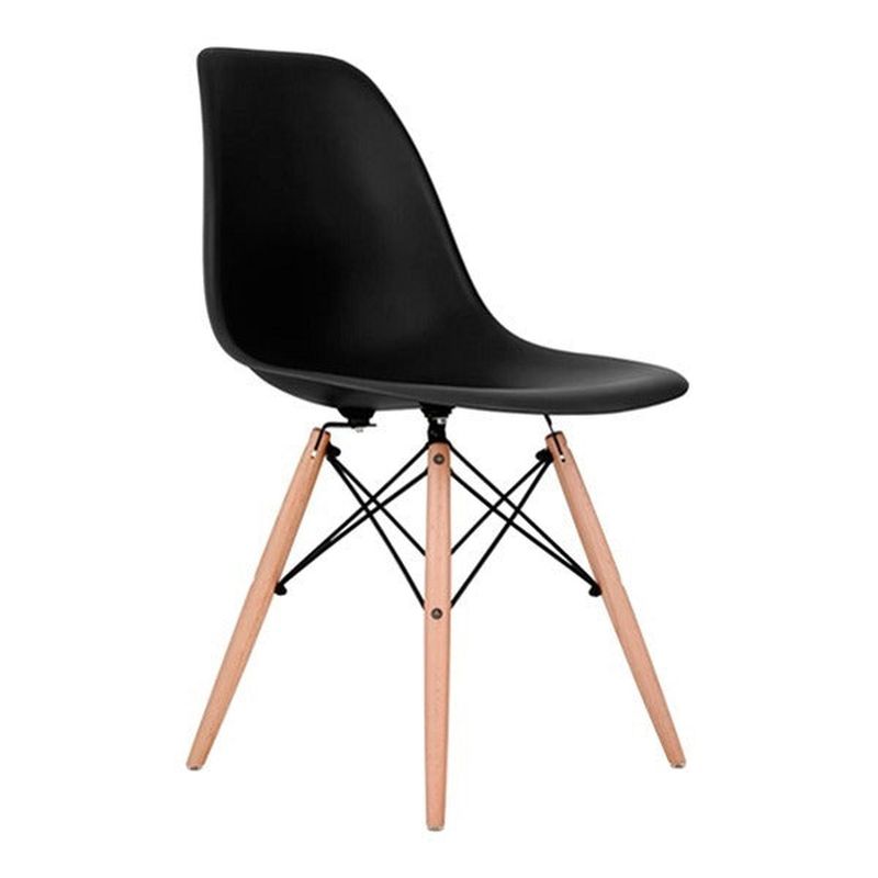 PANDALINO - Silla Eames - Ideal Hogar y Oficina - Negro