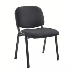 PANDALINO - Silla Oficina Meeting - Tela - Cómoda ISO - Sala de Espera - Negro