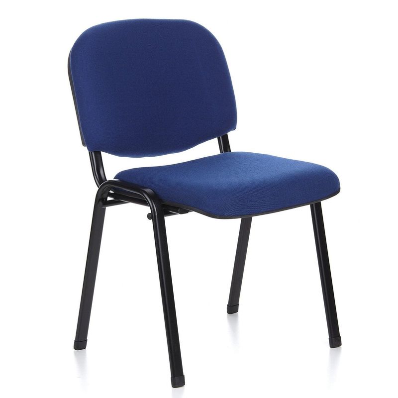 PANDALINO - Silla Oficina Meeting - Tela - Cómoda ISO - Sala de Espera - Azul