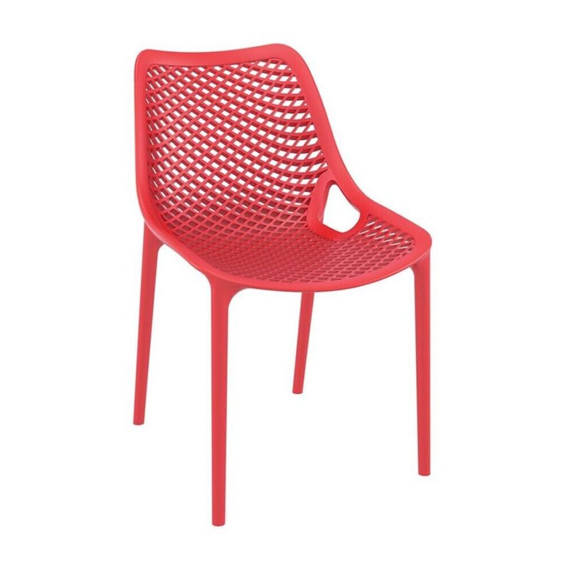 PANDALINO - Silla Bardo Exterior - Resistente y Elegante para tu Terraza - Rojo