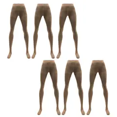 GIOVACCHINO - Pack de 6 Panty Semi Transparente Control Superior Premium Mujer