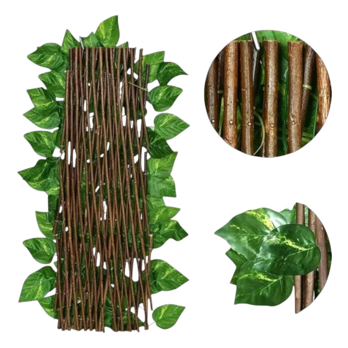 GENERICO - Malla Valla Cerca Tira Planta Enredadera Artificial 70 X 230