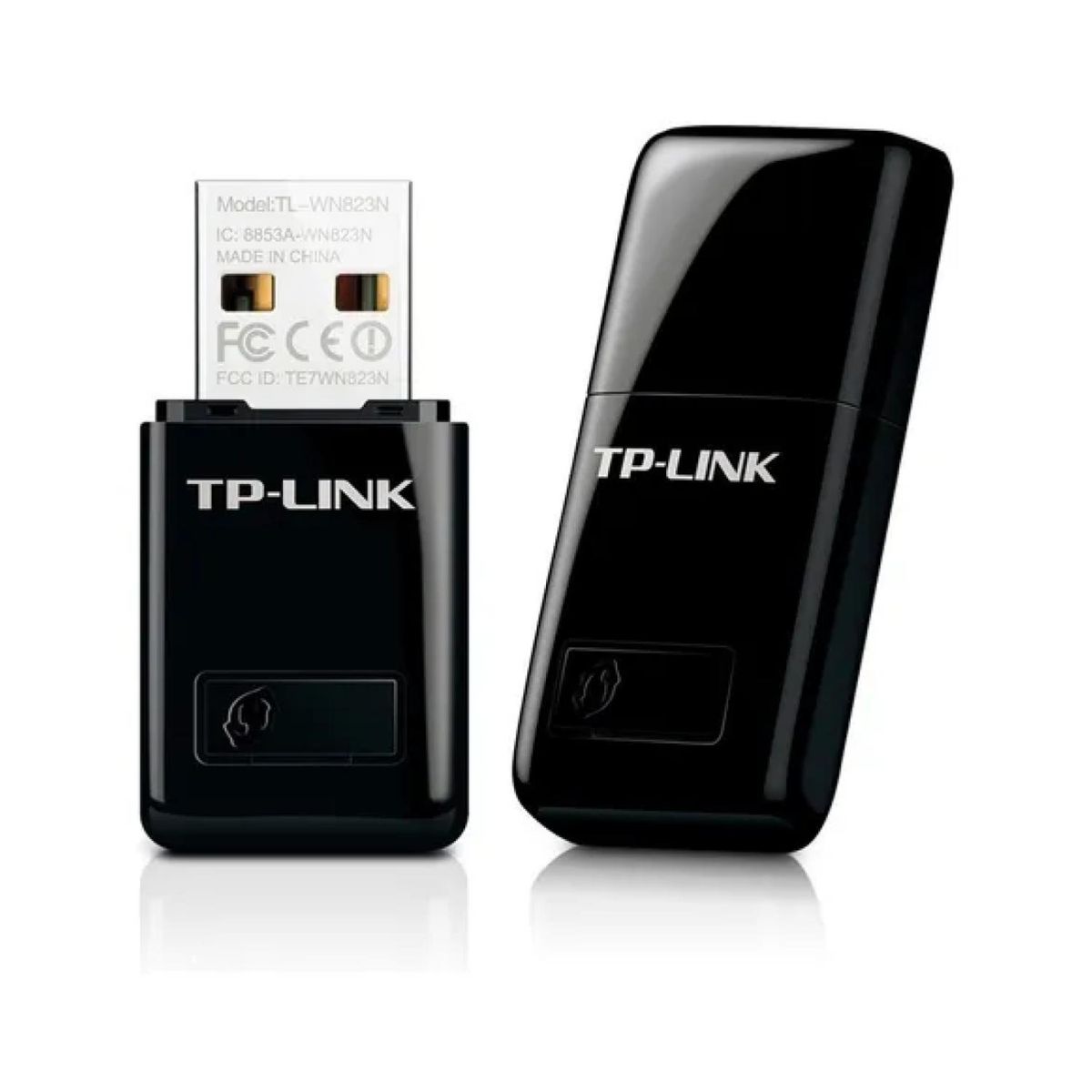 TP LINK - Mini Adaptador WiFi USB 300mbps Negro TL-WN823N TP-Link