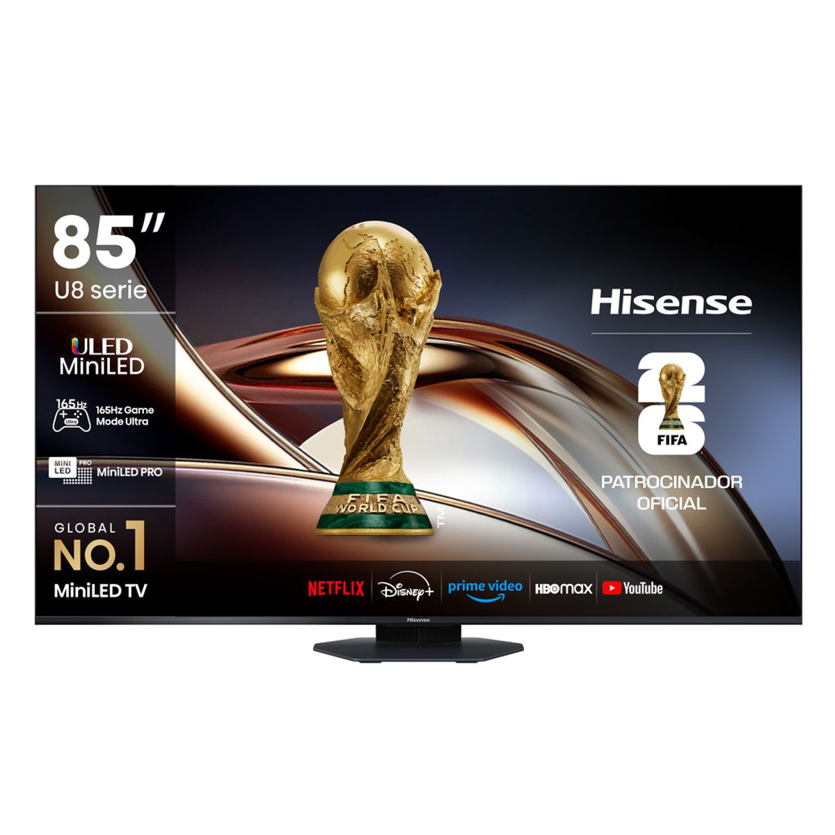 HISENSE - SMART TV MINILED 85 85U8QG 4K