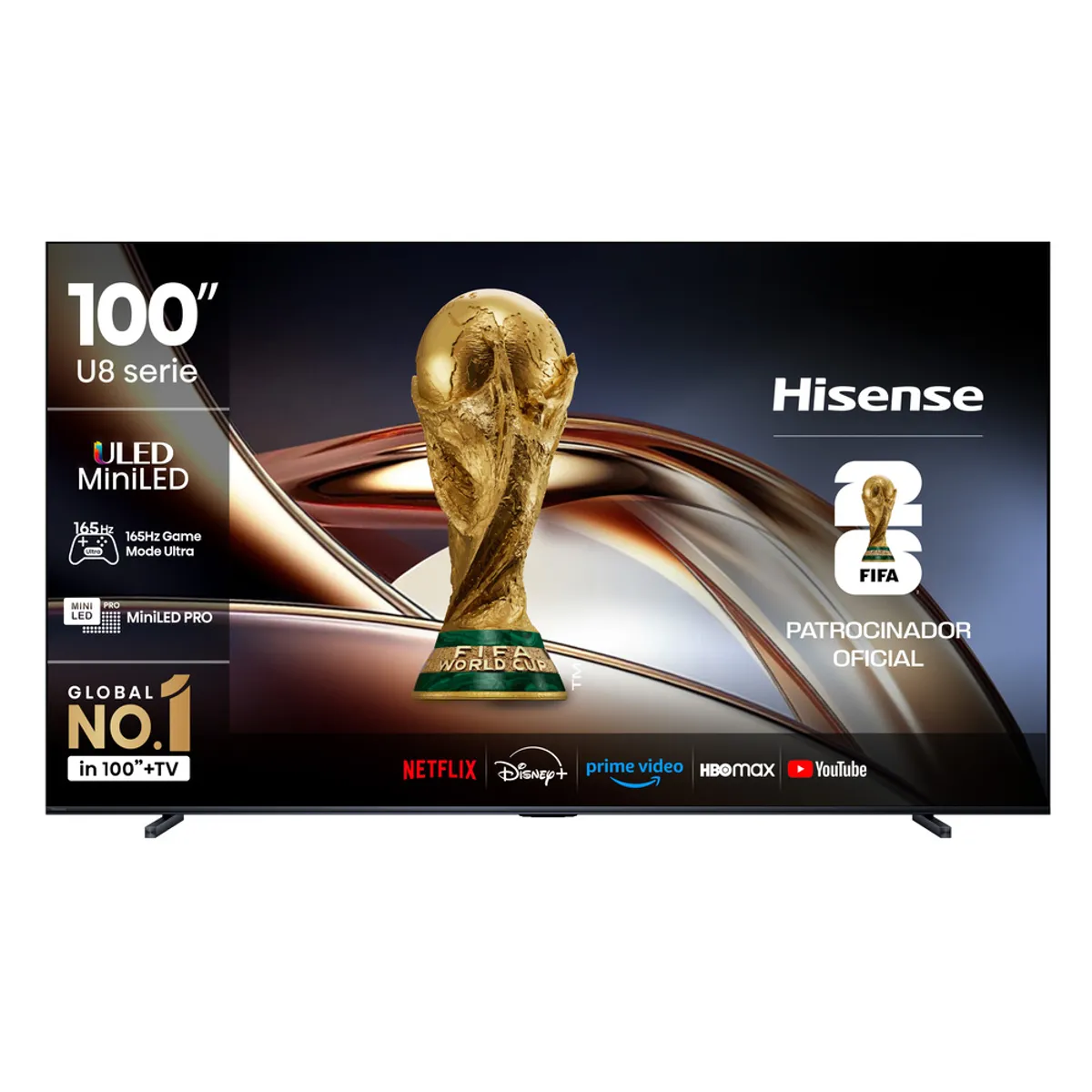 HISENSE - Mini LED Smart TV 100 4K UHD 100U8QG