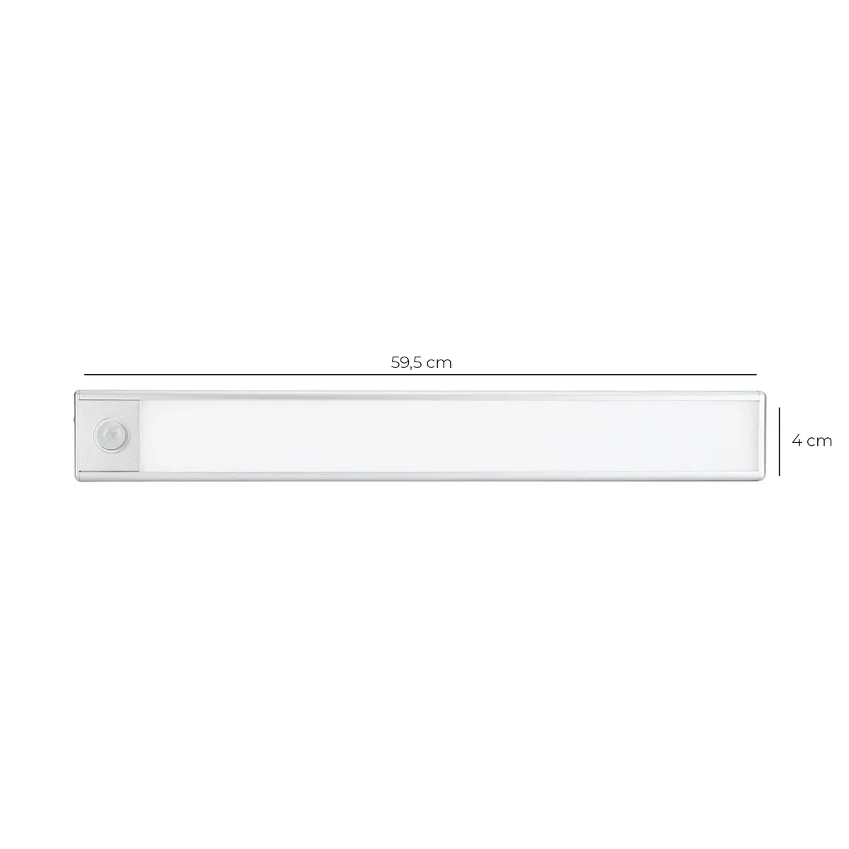 Barra de Luz Plateado Ultra Slim Luz Fría USB-C con sensor, marca HB LEDS - Foto 2
